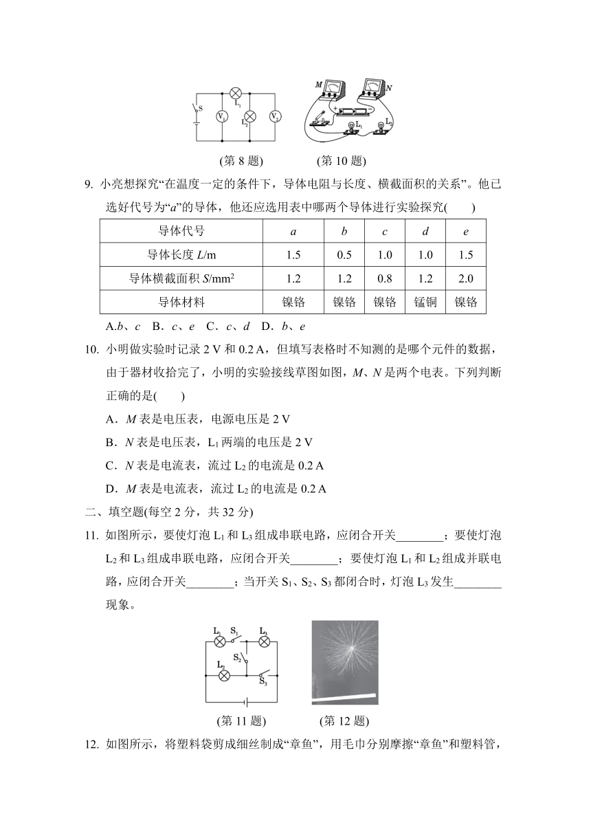 北师大版物理九年级第十一章学情评估试题（含答案）