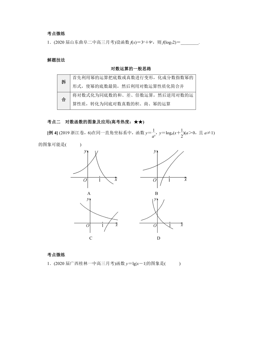 人教B版（2019）数学必修第二册综合复习：对数与对数函数 学案（含答案）