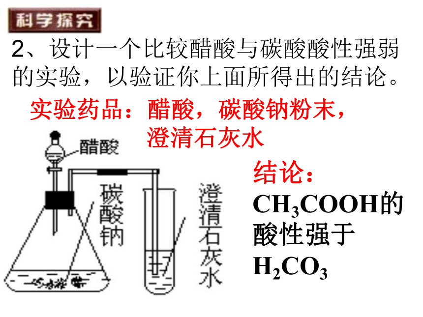 高中化学人教版必修二3.3.2乙酸课件（27张ppt）