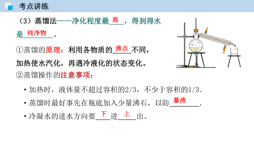 第四章 生命之源——水 单元复习课件（49张ppt)——九年级化学上册同步精品课堂（科粤版）