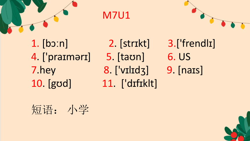 Module 7  Unit 1 I was born in a small village.课件 +音频(共48张PPT)