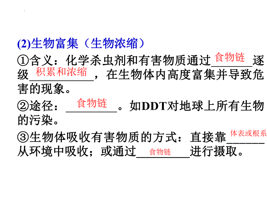 浙江省2023届高三生物二轮复习课件专题7  生态系统、发酵工程(共74张PPT)