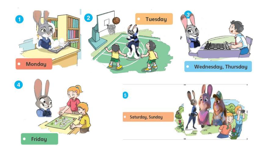 Module 3 Unit 8 Days of the week Period 2 课件(共28张PPT)