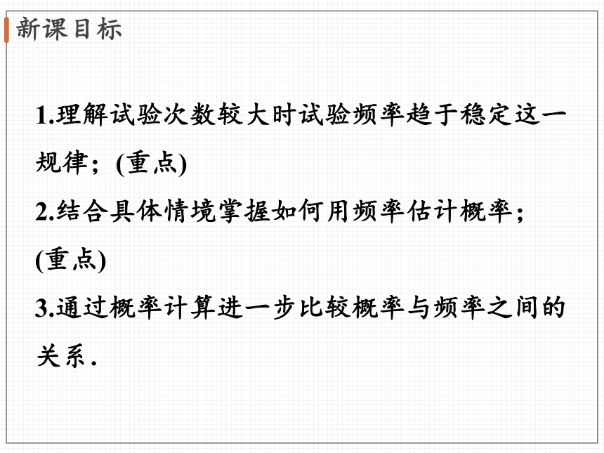 北师大版数学九年级上册 3. 2 用频率估计概率  课件（37张）