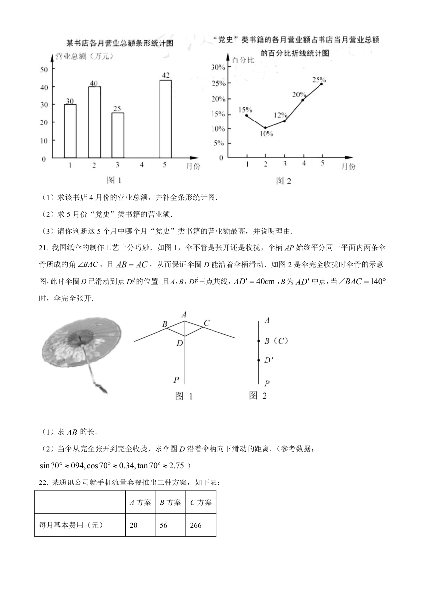 2021年浙江省宁波市中考数学真题试卷（含答案解析）