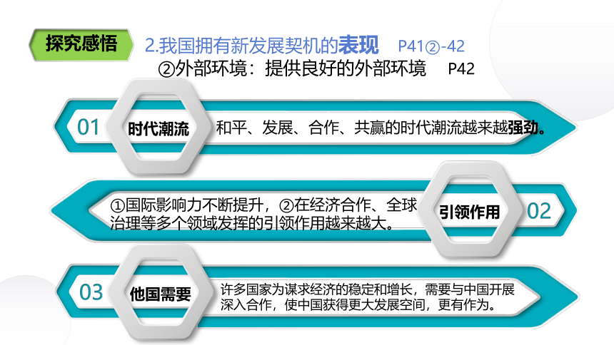 4.1中国的机遇与挑战课件（30张幻灯片）+内嵌视频