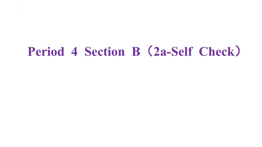 Unit 13 We're trying to save the earth! Section B（2a-Self Check） 课件 (共21张PPT)2023-2024学年人教版英语九年级全一册