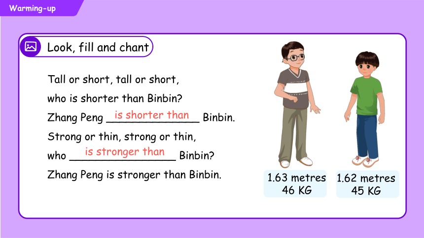 Unit 1 How tall are you？B Read and write课件(共29张PPT)