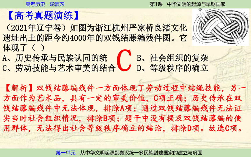 【高频考点聚焦】1.中华文明的起源与早期国家 一轮复习课件