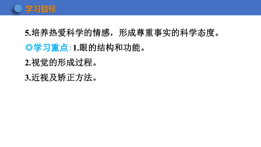 6.16.2 第1课时 眼与视觉 课件 (共22张PPT)2023-2024学年苏科版生物八年级上册