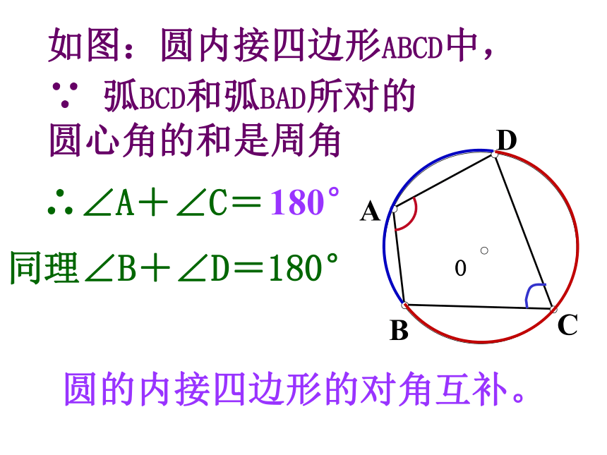 浙教版九年级数学上册 3.6-圆内接四边形课件(共19张PPT)