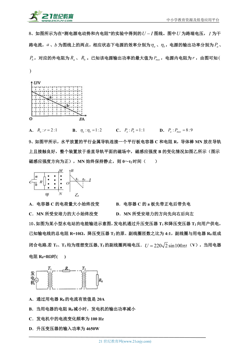 2022-2023学年上海高三物理联考试题(含答案解析)