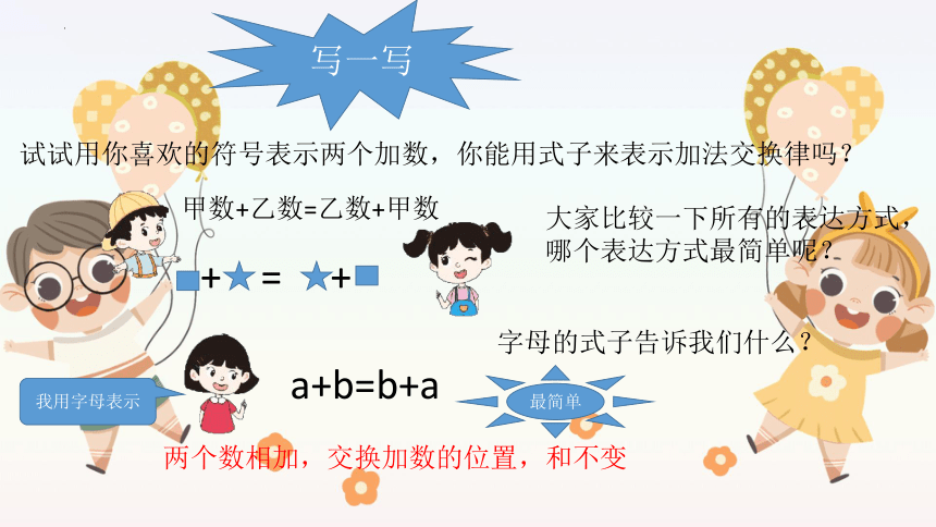 人教版四年级下学期数学3.1加法运算定律课件(共16张PPT)