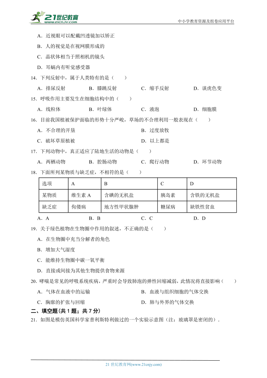 2023年生物中考“定心丸”黑卷2（含解析）