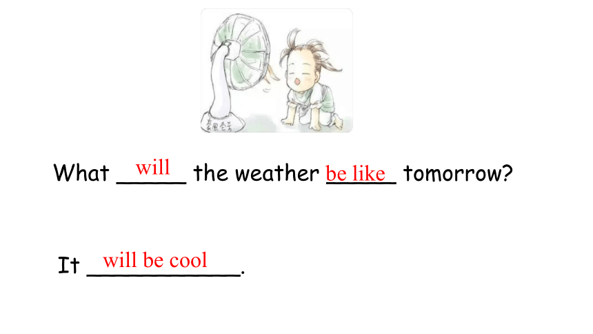 Lesson 3 It will be sunny this Sunday 第3课时课件  (共29张PPT)