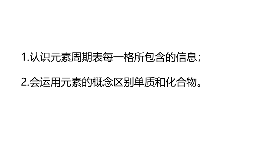 粤教版化学九年级上册同步课件：2.4  辨别物质的元素组成 第二课时元素周期表、物质的分类(共18张PPT内嵌视频)