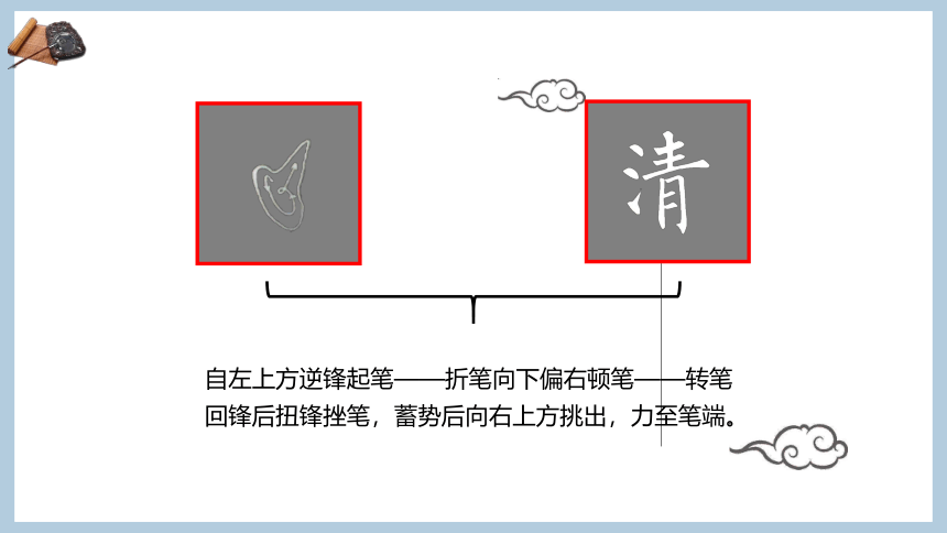 通用版小学生书法 基本笔法 课件(共23张PPT)