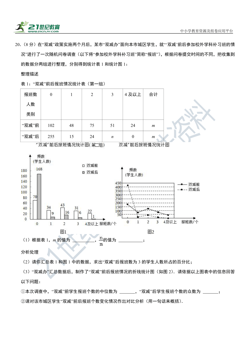 2023年江西省中考数学预测押题卷（含解析）