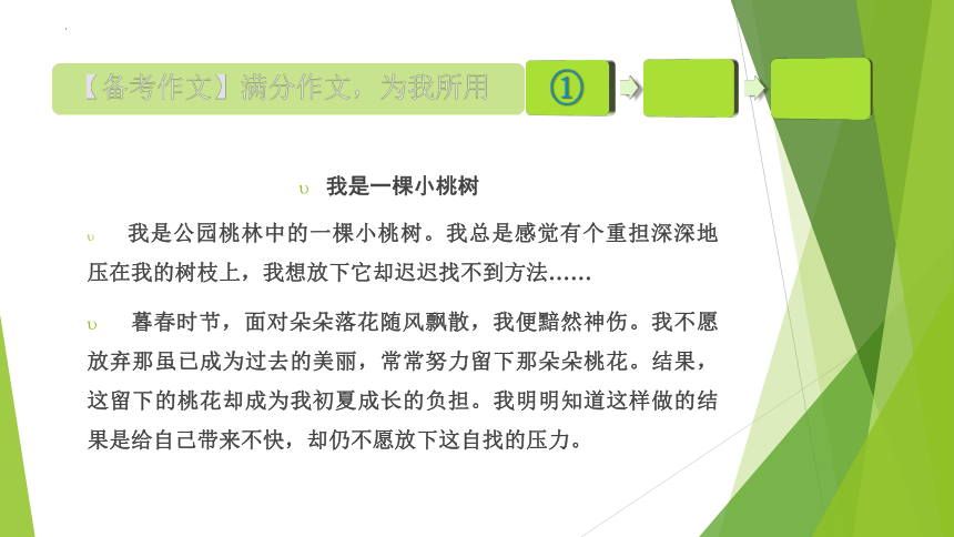 2023年中考语文主题作文指导--主题1【材料作文】学会放下 有舍有得（课件）(共31张PPT)