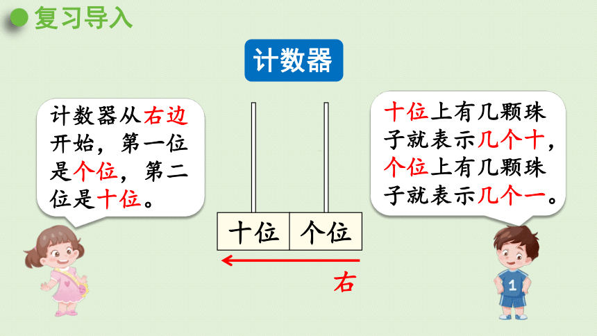 人教版一年级数学下册 4 100以内数的认识 第2课时  100以内数的读写 课件(共19张PPT)