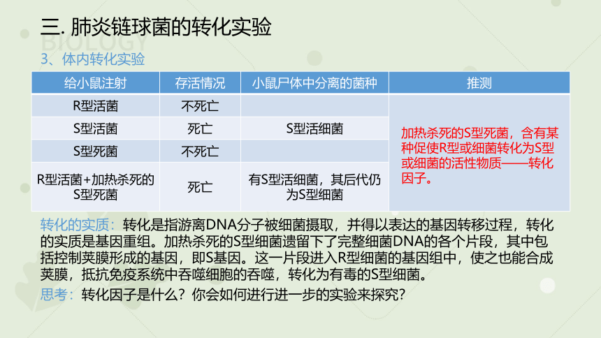 2022-2023学年高一生物人教版（2019）必修二3.1 DNA是主要的遗传物质（教学课件）（19张ppt）