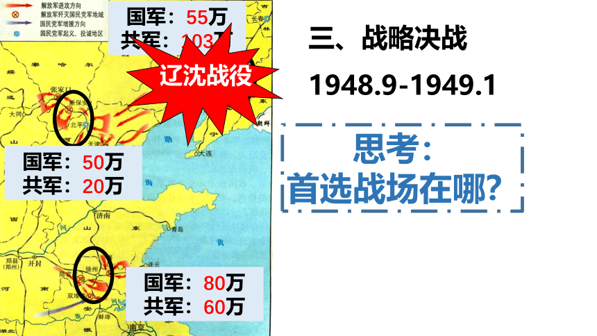 人教部编版历史八年级上册第24课 人民解放战争的胜利课件（22张PPT+内嵌视频）