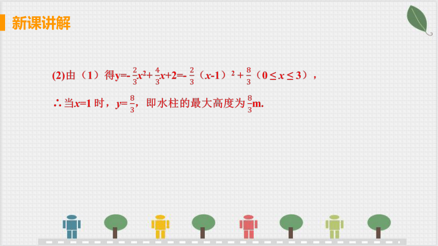 2.4 课时3 抛物线的实际问题 课件（共24张PPT）