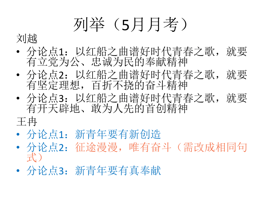 2022届高考写作指导：巧设分论点课件（24张PPT）