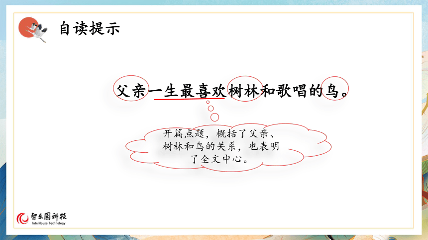 【课件PPT】小学语文三年级上册—23父亲、树林和鸟 第一课时