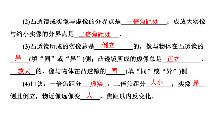 5.3凸透镜成像的规律（习题PPT））2021-2022学年八年级上册物理人教版(共17张PPT)