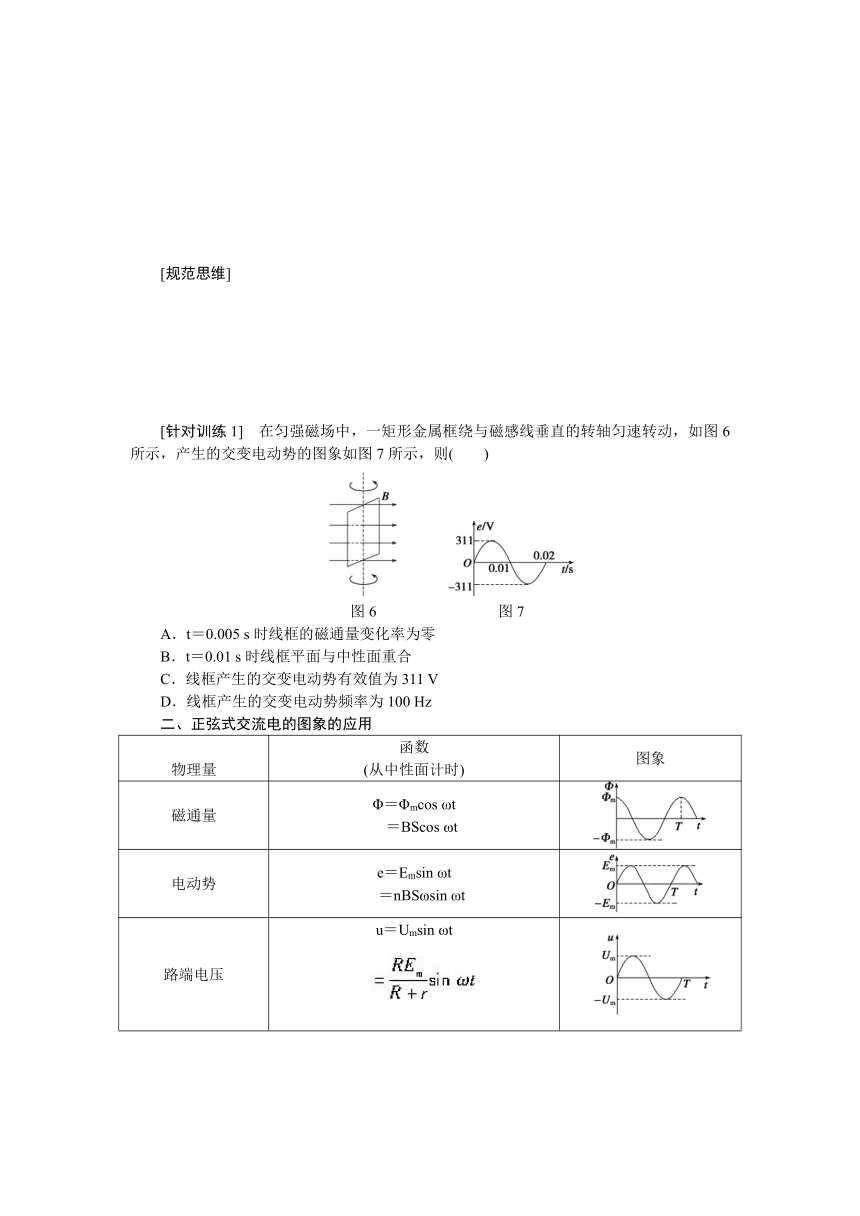 高考物理一轮复习学案48 交变电流的产生和描述（含答案）