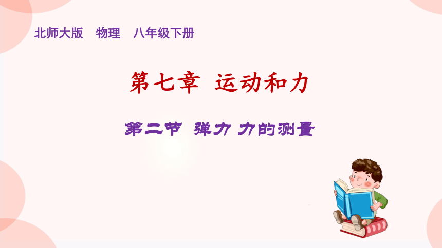 7.2 弹力 力的测量 课件（共22张PPT）2022-2023学年北师大版物理八年级下册