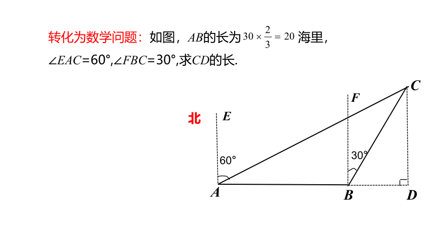 华师大版数学九年级上册同步课件：24.4  解直角三角的应用(第2课时) (共16张PPT)
