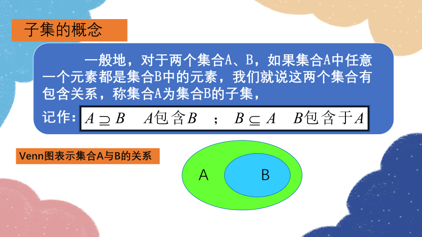 数学北师大版（2019）必修第一册 1.1.2集合的基本关系 课件（共13张PPT）