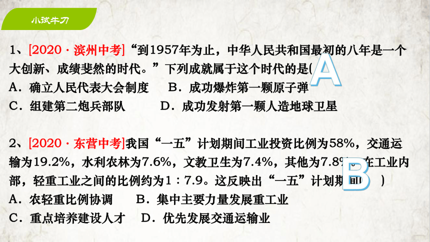 第二单元 社会主义制度的建立与社会主义建设的探索  课件（22张PPT）