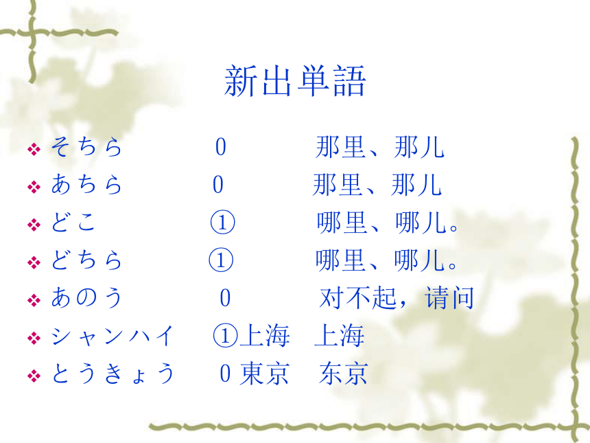 高中日语标日初级上册课件第三课 ここはデパートです 课件(共25张PPT)