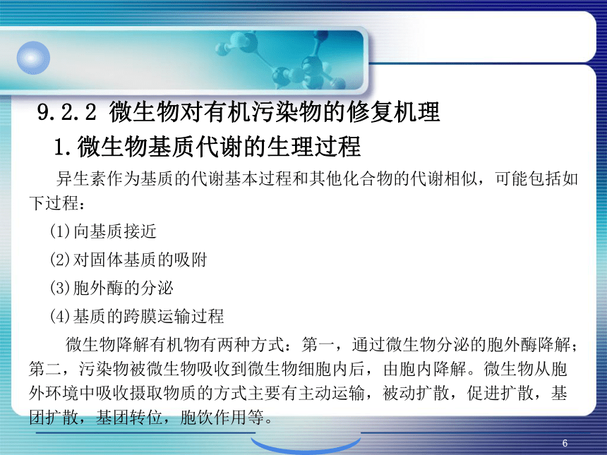 9.污染环境微生物修复的生物化学原理 课件(共44张PPT)- 《环境生物化学》同步教学（机工版·2020）