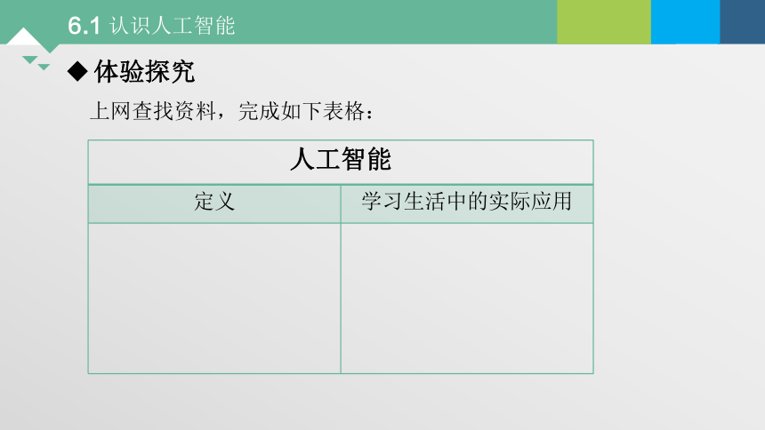 6.1 认识人工智能 课件  2021—2022学年粤教版（2019）高中信息技术必修1（17张PPT）