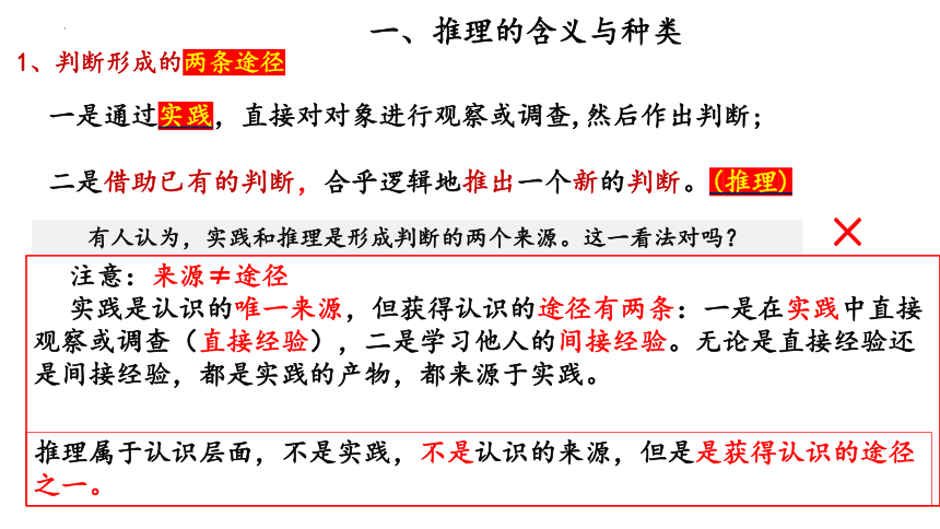 6.1推理与演绎推理概述 课件（共20张ppt+1个内嵌视频）高中政治统编版选择性必修三