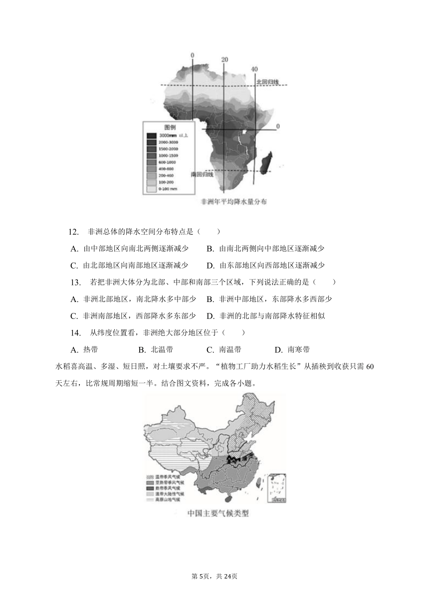 2023年北京市门头沟区中考地理一模试卷（含解析）