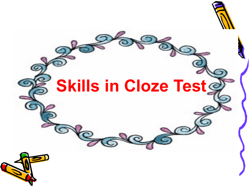 外研版必修3Module7 Revision Skills in Cloze Test(共30张PPT)