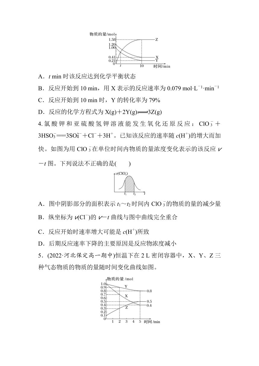 第六章　微专题四　解答化学反应速率图像题的思路 学案（含答案）