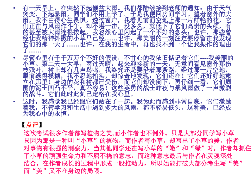 中考作文指导之美就在身边课件（共21张PPT）