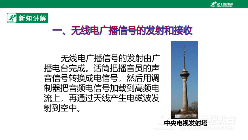 人教版 九年级物理全册 21.3 广播、电视和移动通信 课件 (共49张PPT)（2022新课标）