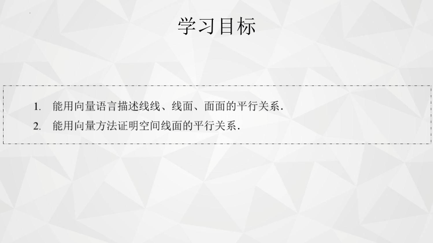 2021-2022学年高二下学期数学苏教版（2019）选择性必修第二册6.3.2空间线面关系的判定(1)课件(共28张PPT)