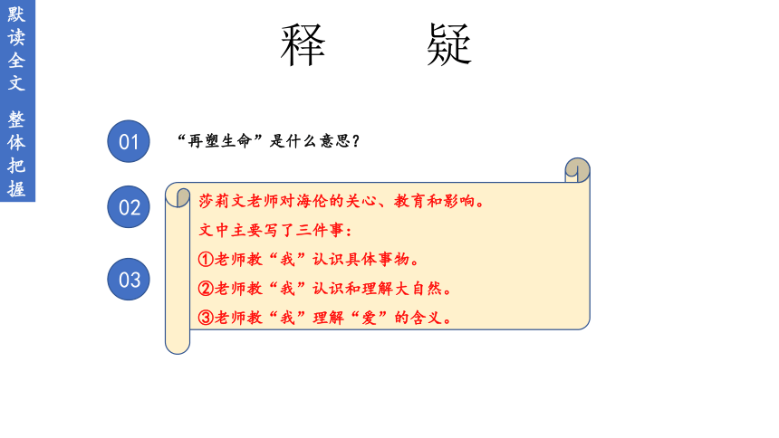 部编版七年级语文上册课件--10 再塑生命的人（共31张ppt）