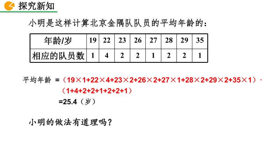 北师大版数学八年级上册6.1 平均数课件（第1课时 35张）