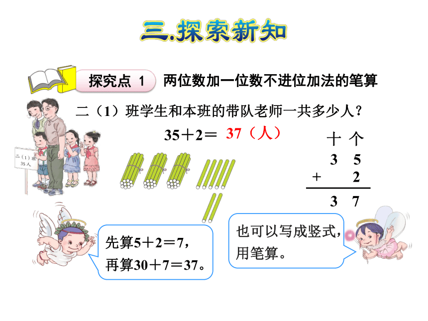 数学人教版二年级上册 2.1 不进位加（19张ppt）