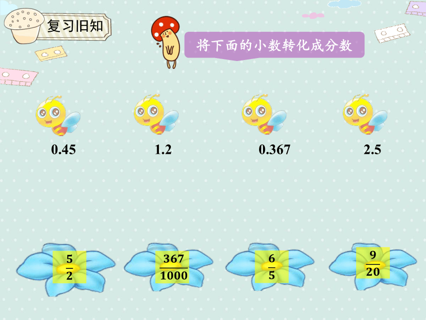 人教版小数六上 6.2 百分数和小数、分数的互化（1）优质课件（25张PPT）