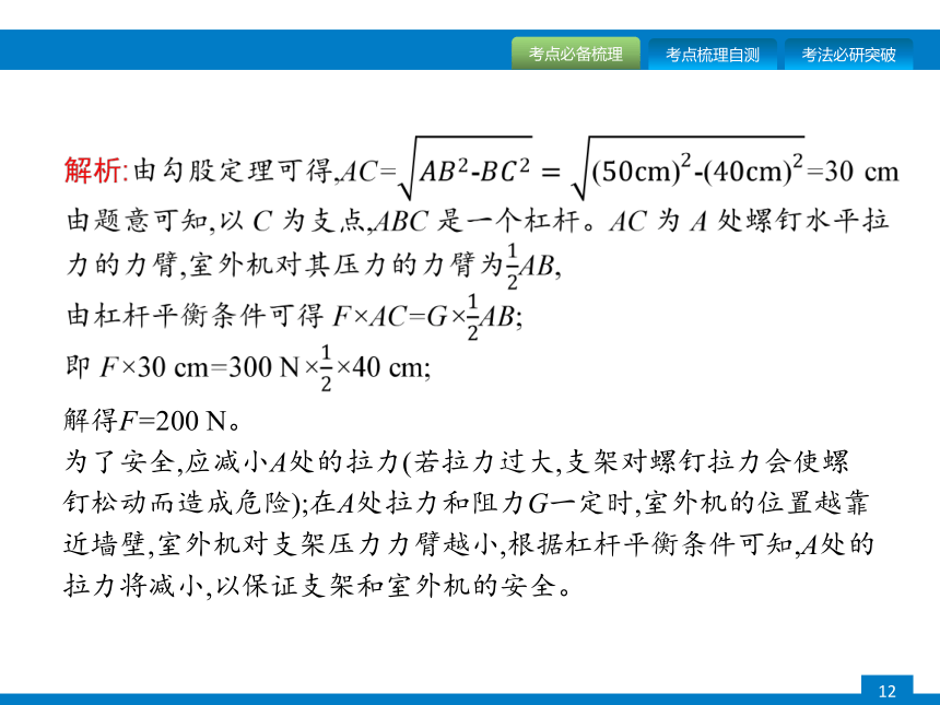 人教版中考物理三轮专项复习 专项突破(六)　杠杆平衡课件